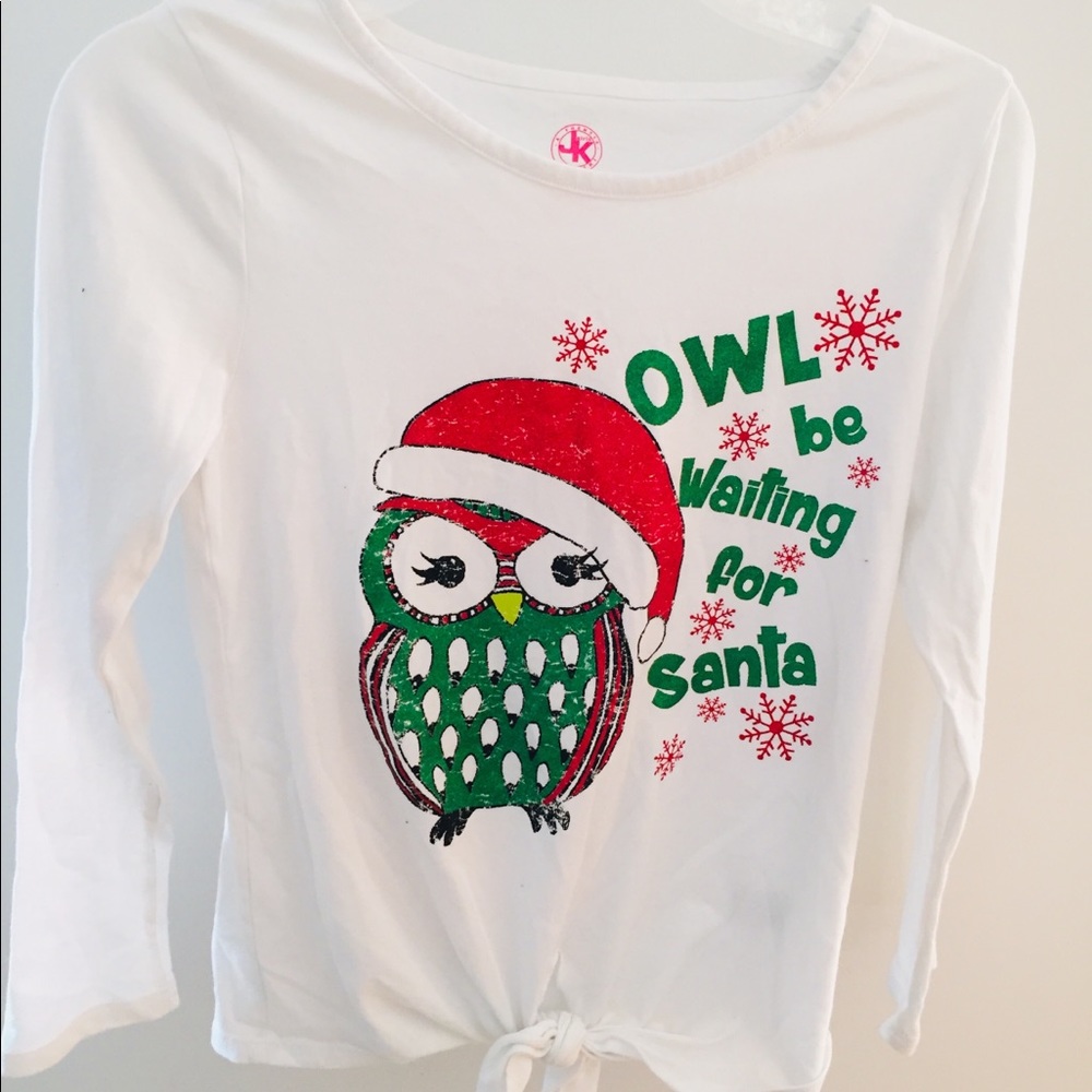 Brand new Christmas tee shirt for girls